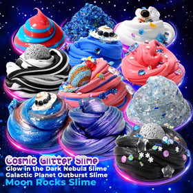LPFEZRS Large Slime Kit crunchy foam cubes for sensory exploration and calm play