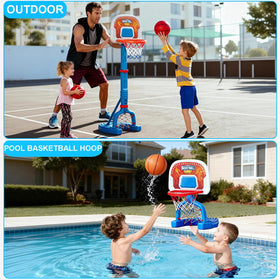 LPFG portable mini hoop with four balls for family-friendly fun