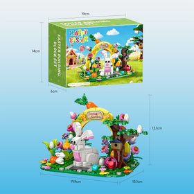 LPPROTECTOR flower arch creates a welcoming spring scene for kids