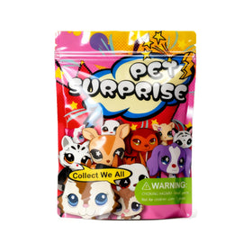 LPSCB handmade flocked toy crafted with unique character and soft feel for pets.