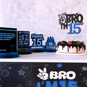 LQA Decor Cake Topper Level 15 centerpiece touch