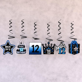 LQA Decor Hanging Swirls to float above the celebration