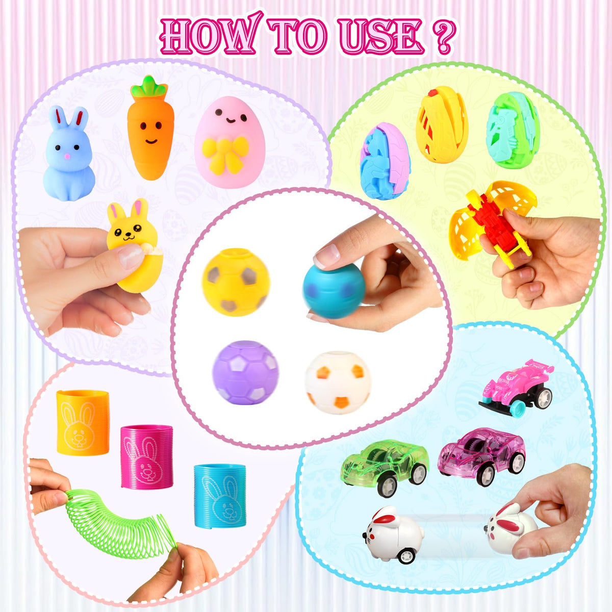 LQV non-toxic shatter-resistant eggs, safe for young children and sturdy for repeat use.