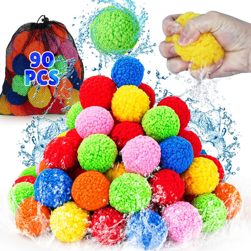 LQYoyz 90pcs water balloons pack for pool play and outdoor fun