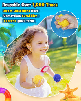 Outdoor setup featuring LQYoyz water balloons for backyard parties.