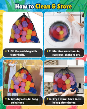 Party-ready water balloon set for kids ages 4-12 with LQYoyz.