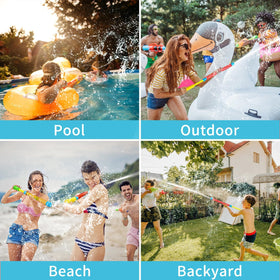 LQYoyz Water Gun supports pool and beach games.