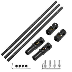 Two-piece kit enables DIY length customization for compact setups.