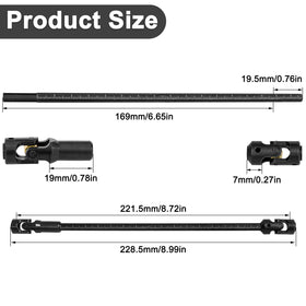 Cut-to-length feature shows adjustable 68–229mm fit.