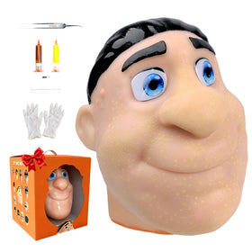 Lrthyonis pimple pop head closeup for satisfying sensory feedback and stress relief.