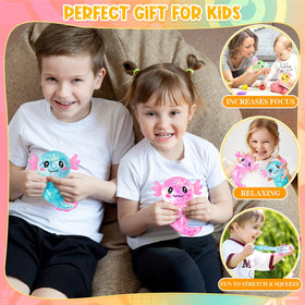 LSGYPAQ durable plastic axolotl toy can be reshaped and cleaned easily.