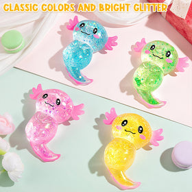 LSGYPAQ pink axolotl relief toy ideal for birthday celebrations and gifts.
