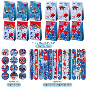 LSJDEER hockey goodie bags 12 styles for gift presentation