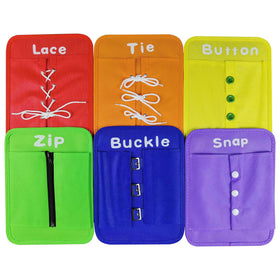 LST LISKTO Dress Learning Board button for easy dressing practice and fine motor growth