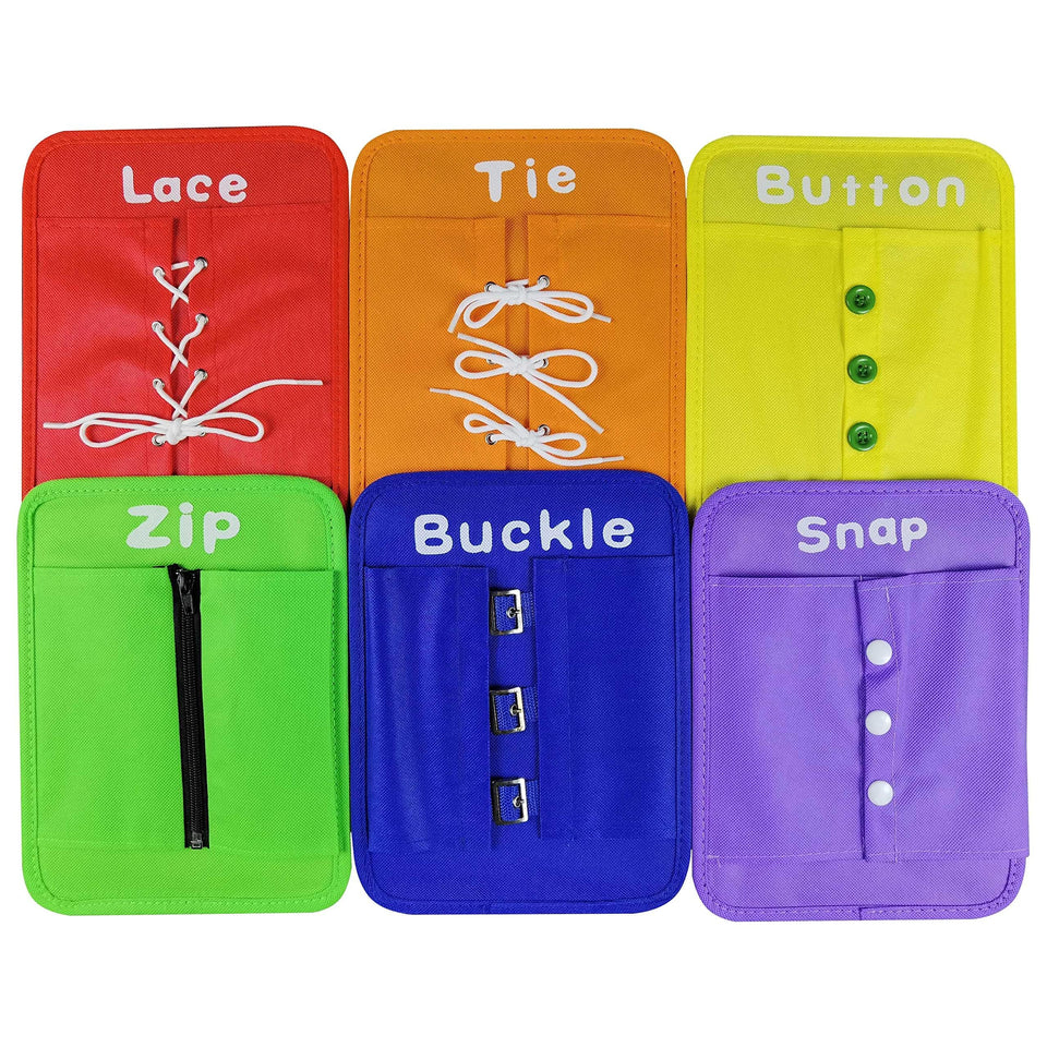 LST LISKTO Dress Learning Board button for easy dressing practice and fine motor growth