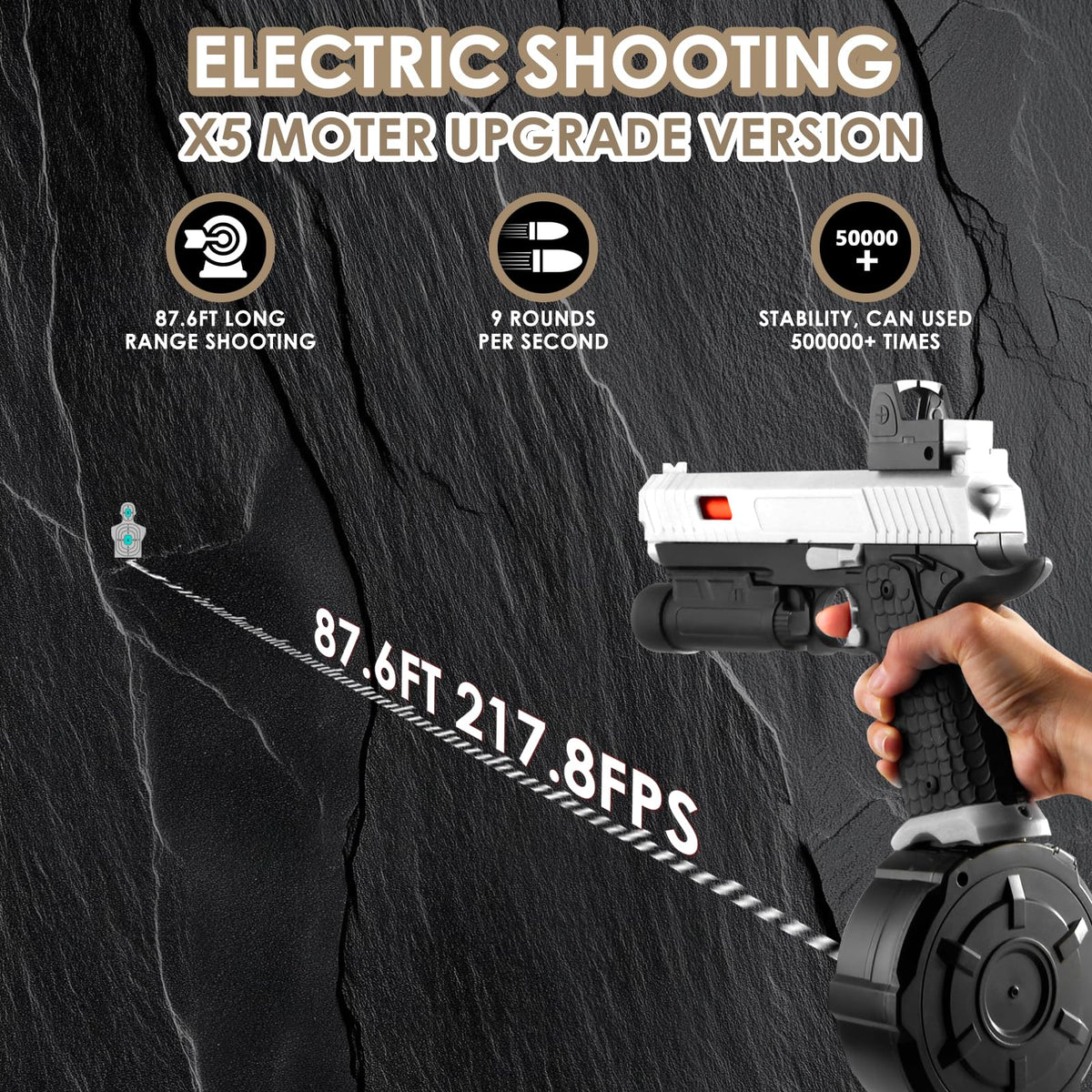 LsuBhef Gel Blaster X5 safety light activated for dusk sessions