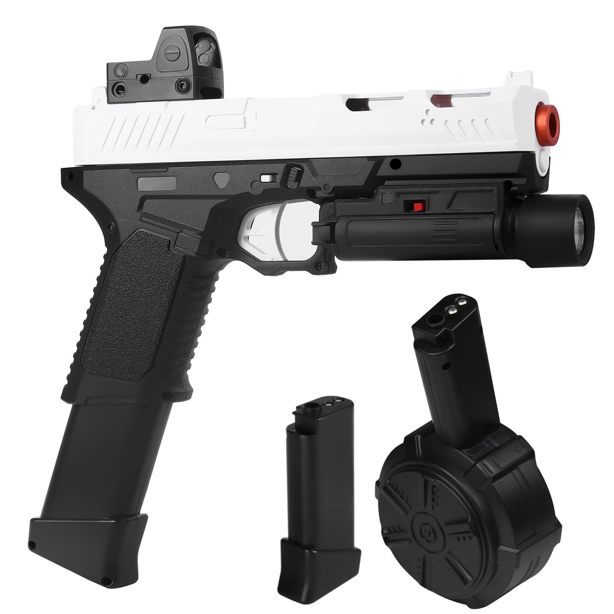 LsuBhef Gel Blaster X8 full auto in action for dynamic outdoor battles