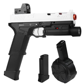 LsuBhef Gel Blaster X8 full auto in action for dynamic outdoor battles