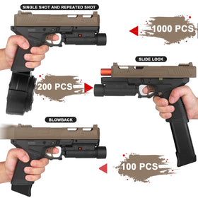 LsuBhef Gel Blaster X8 rechargeable battery powering cordless action