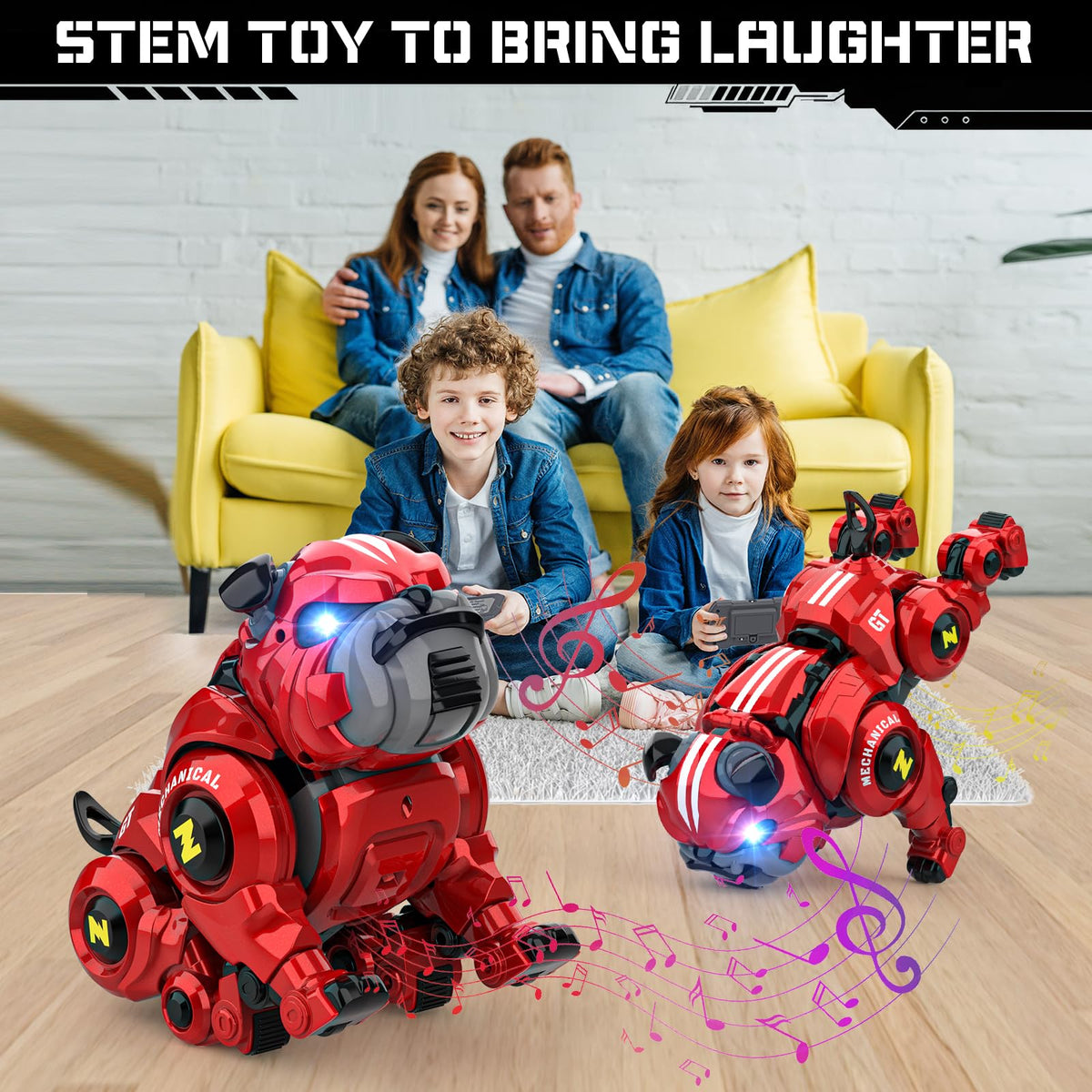 Lterfear robot dog gift-ready box, ideal for birthdays and holidays.