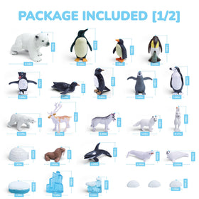 LuciPaw Arctic hare figurine captures gentle movement for diorama storytelling.