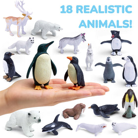 LuciPaw penguin figurine brings playful life to classroom polar scenes.