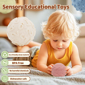 LUCKFUTURE sensory balls for tactile exploration and curiosity.