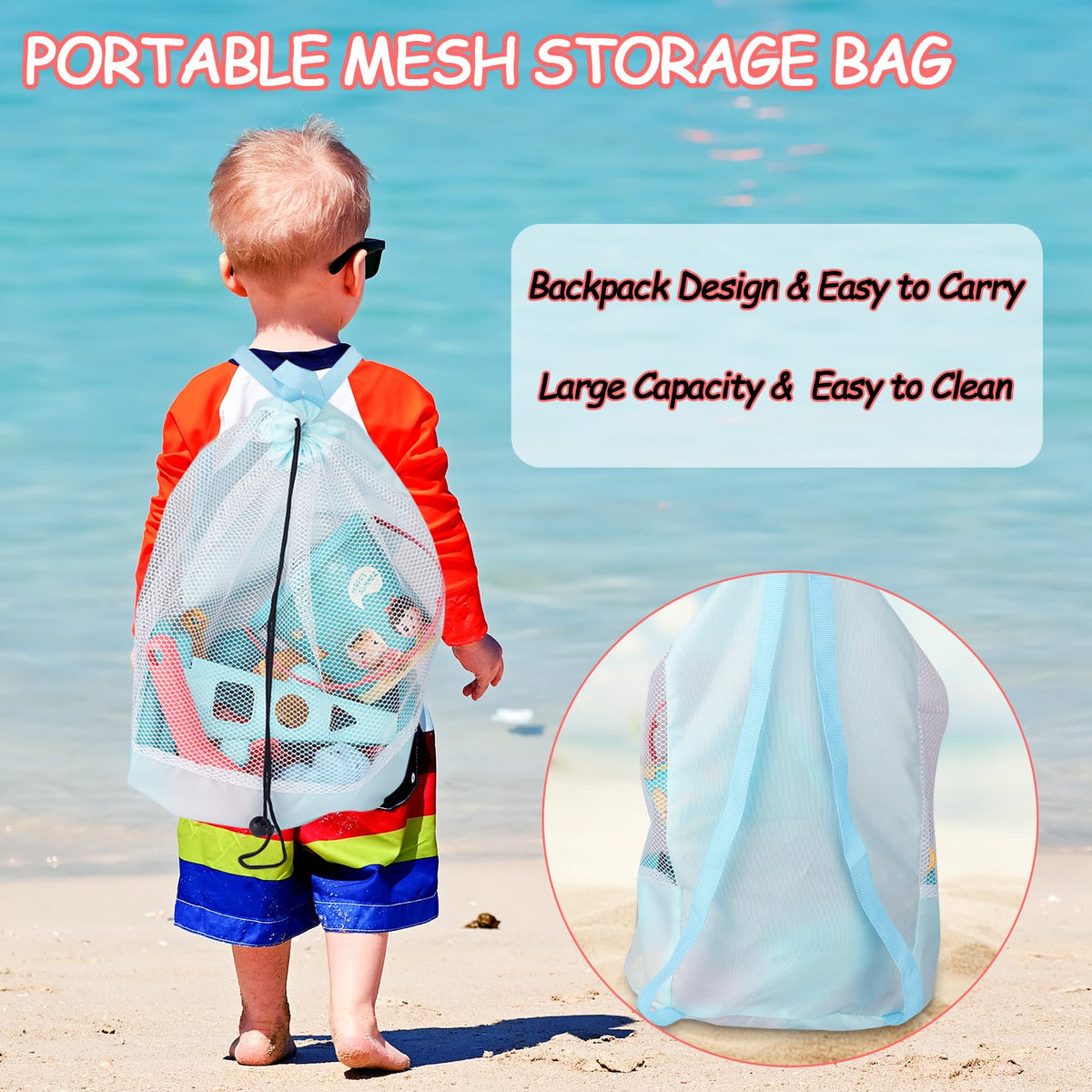 LUCKFUTURE BPA-free non-toxic materials ensure safe outdoor play
