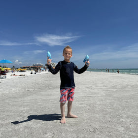 LUCKFUTURE 12 sand molds with sea life, castles, and cars themes