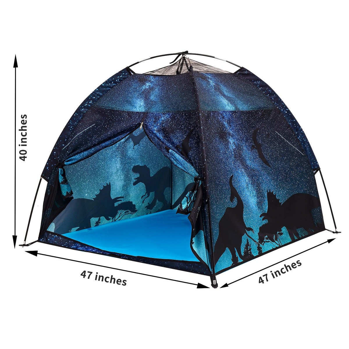 Lucky Castle play tent suitable for indoor and outdoor use in playrooms, parks, and backyards.