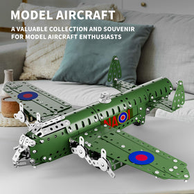 Lucky Doug army-green model airplane highlighting realistic design and immersive build.