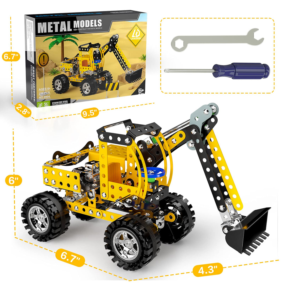 Lucky Doug bulldozer parts close-up reveals durable metal pieces