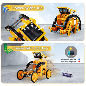 Lucky Doug clear instructions guide kids through building the first robot together