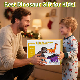 Lucky Doug gift-ready dino set, perfect for birthdays and holidays