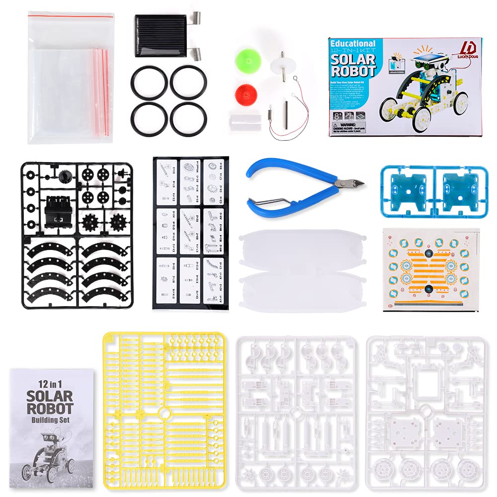 Lucky Doug kids craft unique robots, fostering imagination and engineering curiosity