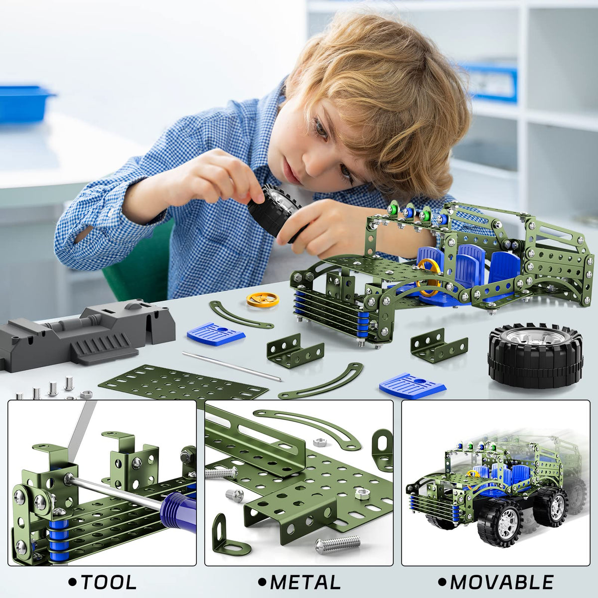 Lucky Doug STEM activity promotes careful assembly and problem solving.