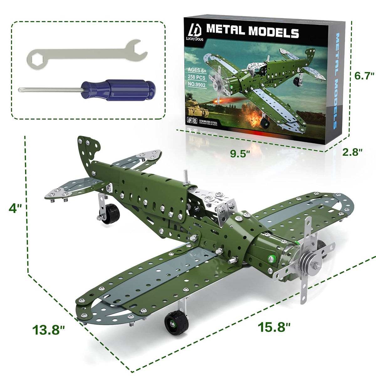 Lucky Doug STEM education benefits with structured parts and diagrams.