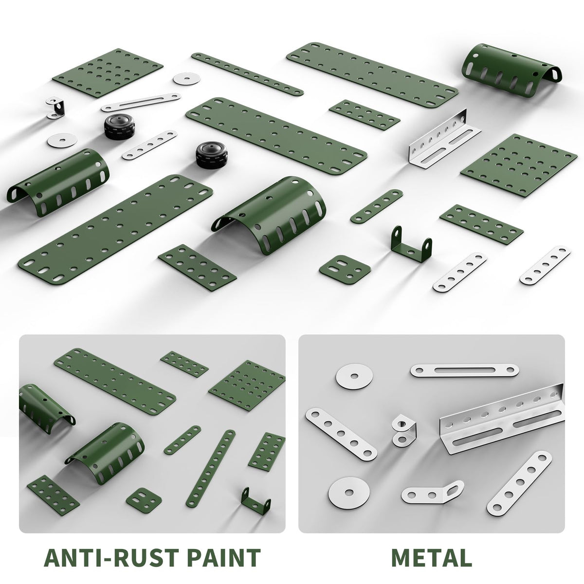 Lucky Doug wrenches and screwdrivers set simplifying parts handling during build.