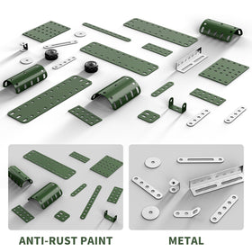 Lucky Doug wrenches and screwdrivers set simplifying parts handling during build.