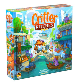 Lucky Duck Games Critter Kitchen players gathered around a table ready to play