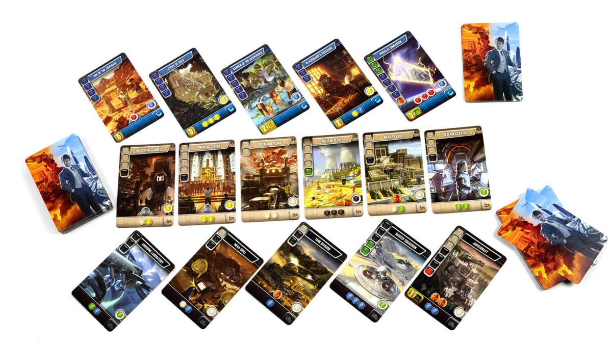 Lucky Duck Games It's A Wonderful World multiplayer play setup showcases scalable fun for 1-5 players.