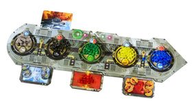Lucky Duck Games It's A Wonderful World player boards organize strategies and progress toward victory.