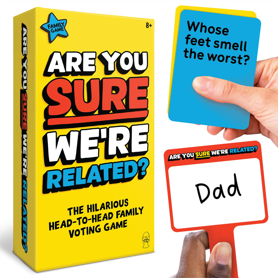 Lucky Egg 200-card deck enables quick, laughter-filled rounds for family game night.