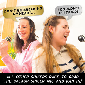 Lucky Egg Grab The Mic DUETS vibrant box signals easy setup for any party.
