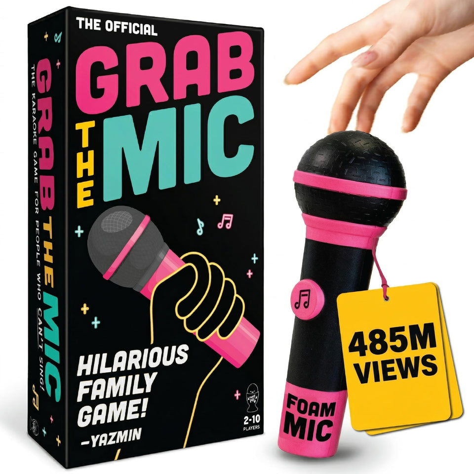 Lucky Egg Grab The Mic foam microphone ready for playful family sing-alongs