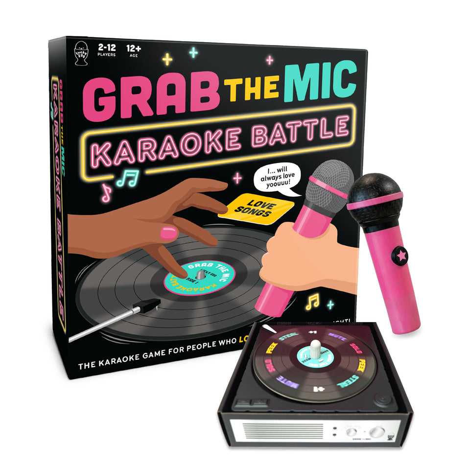Lucky Egg Grab The Mic pack cover signals a fun party experience ready to energize gatherings.