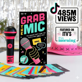 Lucky Egg Grab The Mic word-card prompts spark inclusive group laughs