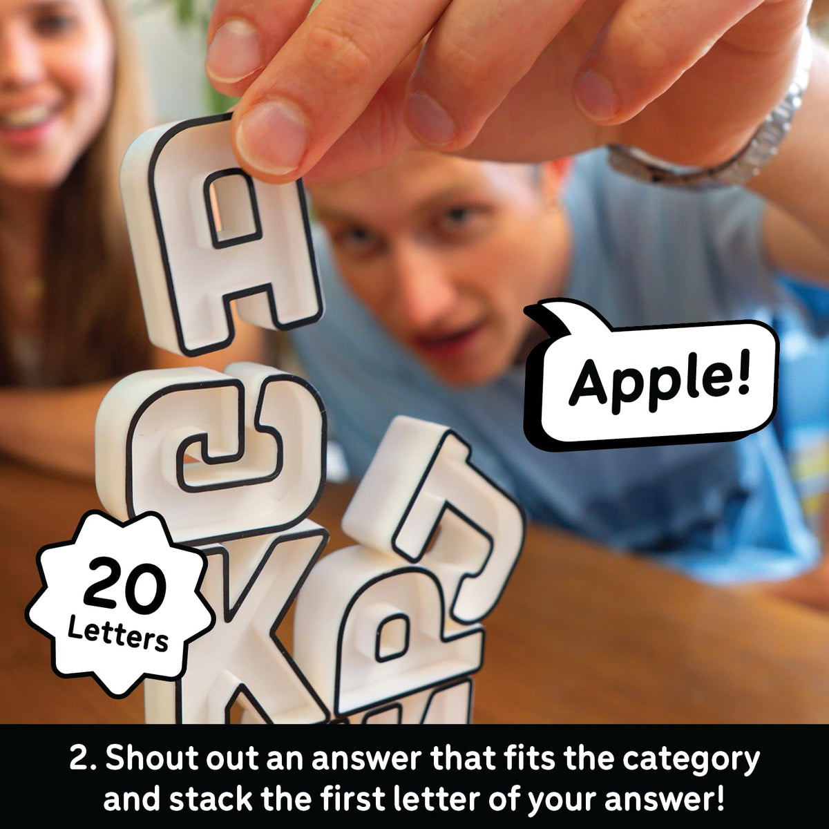 Lucky Egg Stack It family-game-night scene with laughter and bonding.