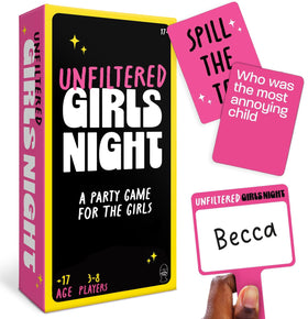 Lucky Egg Unfiltered girls night spinner used for quick, hilarious rounds