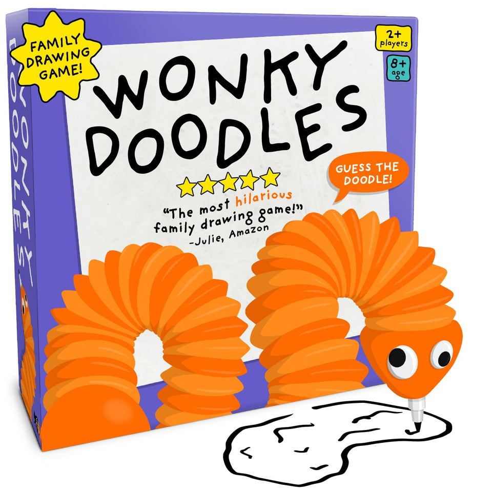 Lucky Egg Wonky Doodles wonky doodler in action for chaotic family laughs